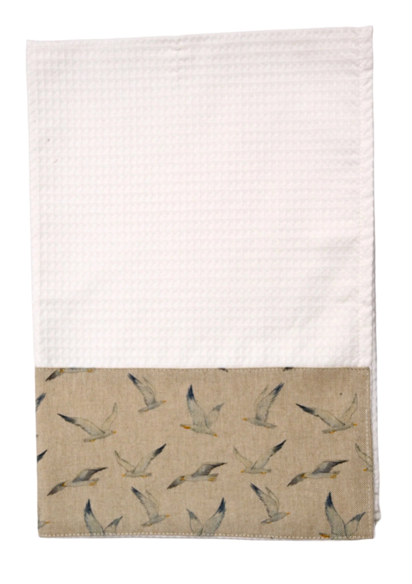 Waffle Tea Towel, Seagulls