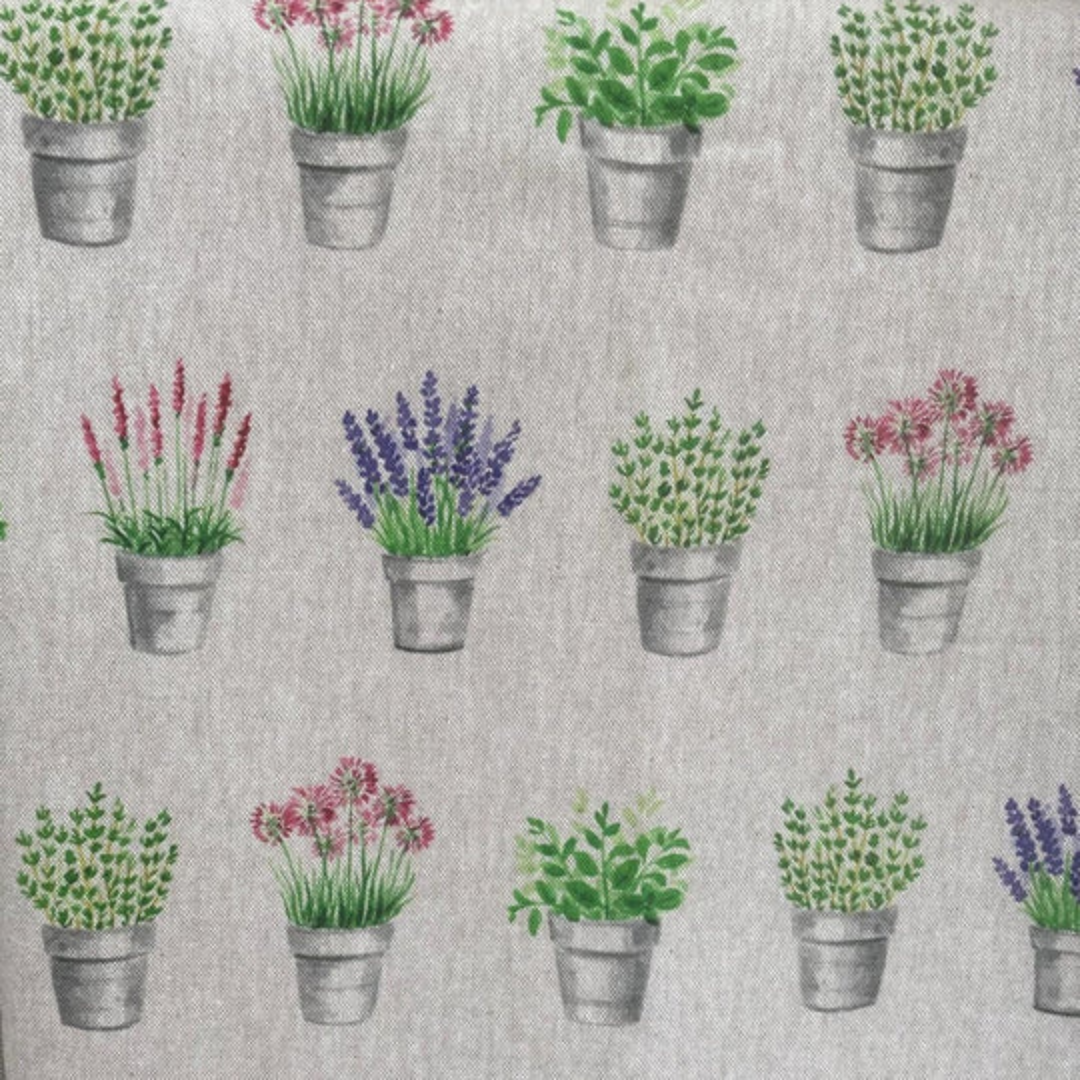 close up of herb garden design