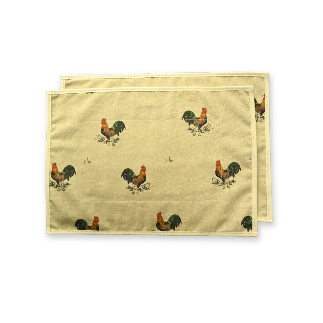 Placemats, Cockerel