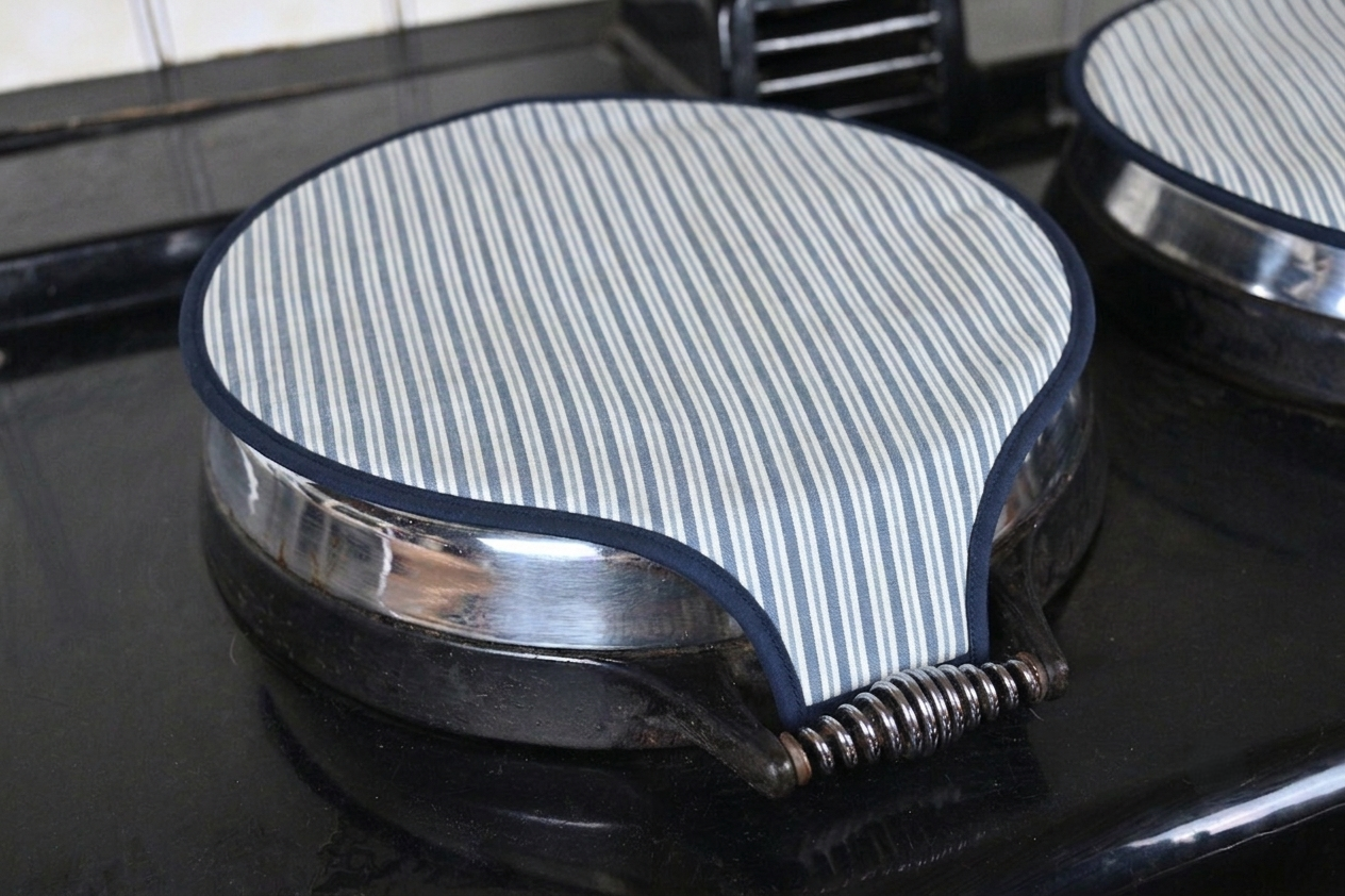Magnetic Aga Tops, Range/Hob covers - Sea Stripe (pair)