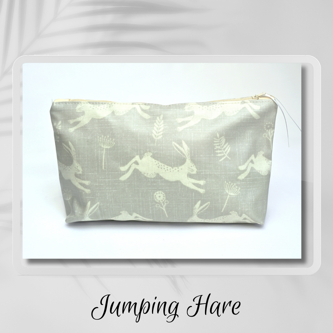 Cosmetic & Wash Bags - Jumping Hare
