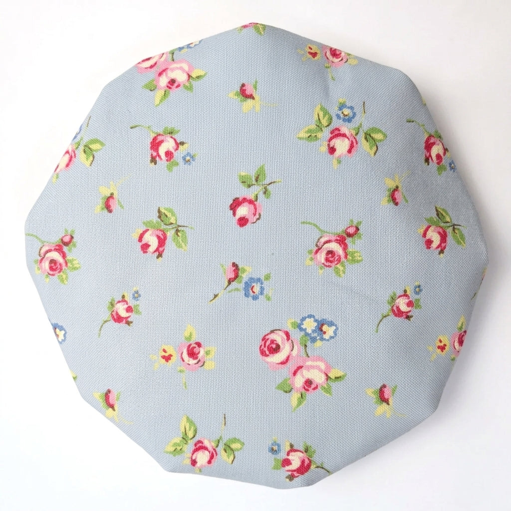Shower Hat - Blue & Pink Floral