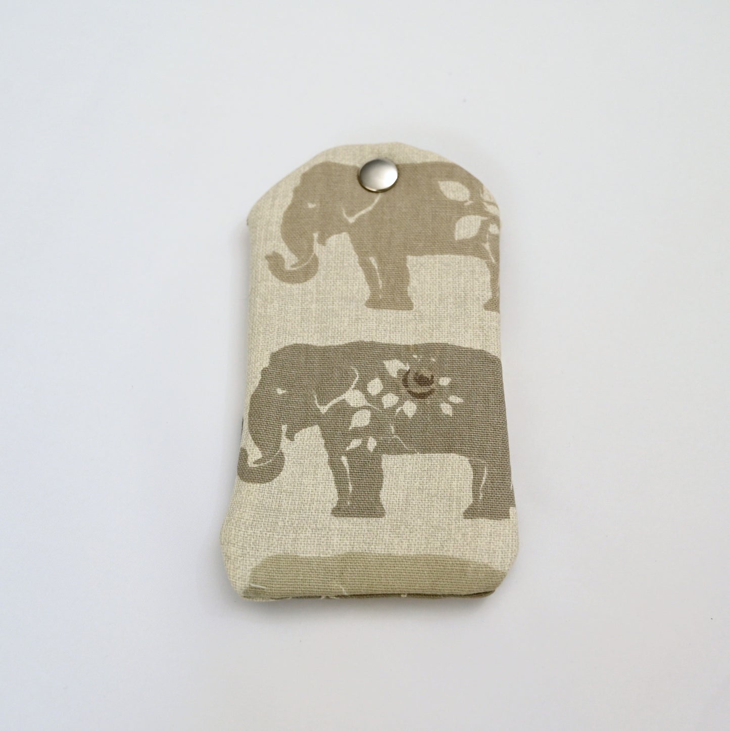 another picture of grey elephant glasses case