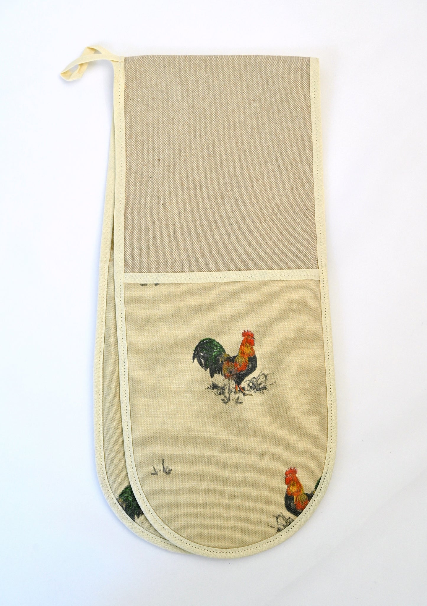 cockerel design oven gloves