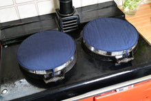 Load image into Gallery viewer, Aga Tops, Range Covers, Chef Pads, Hob Covers, Navy pair
