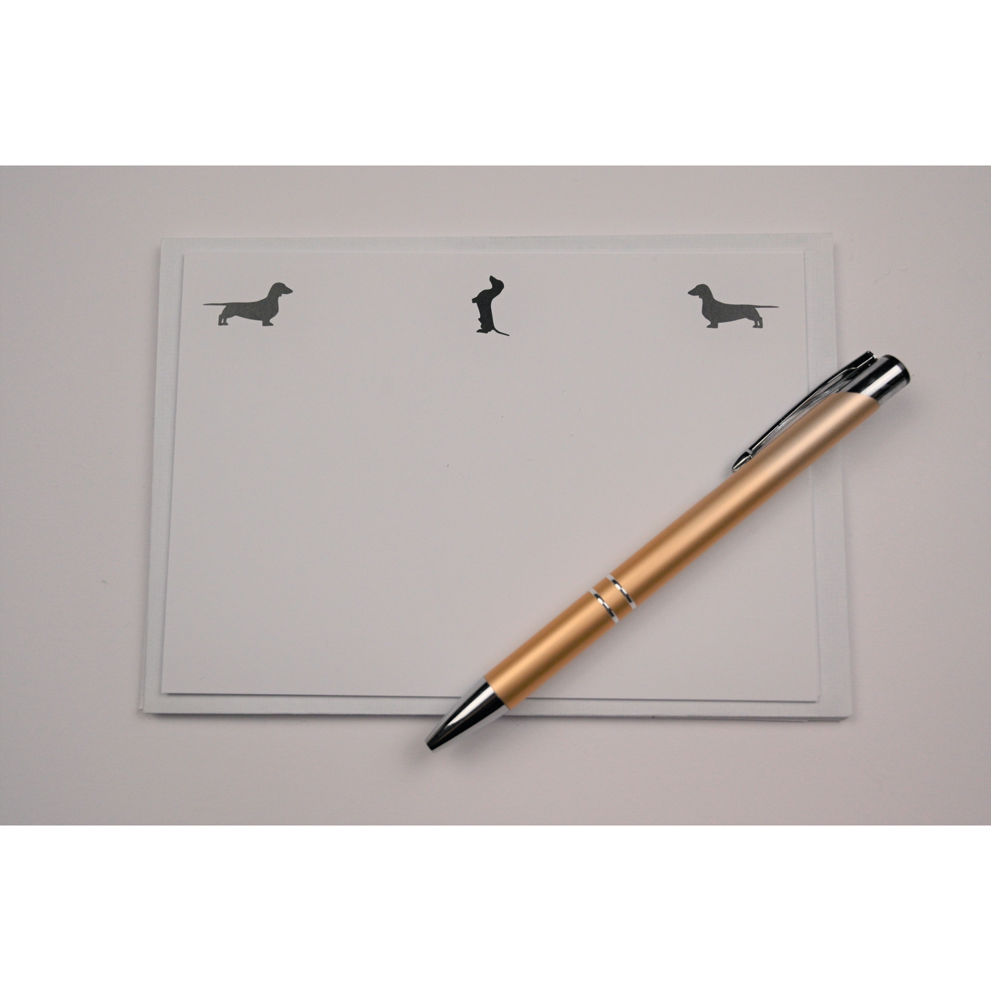 notelets dachshund with pen