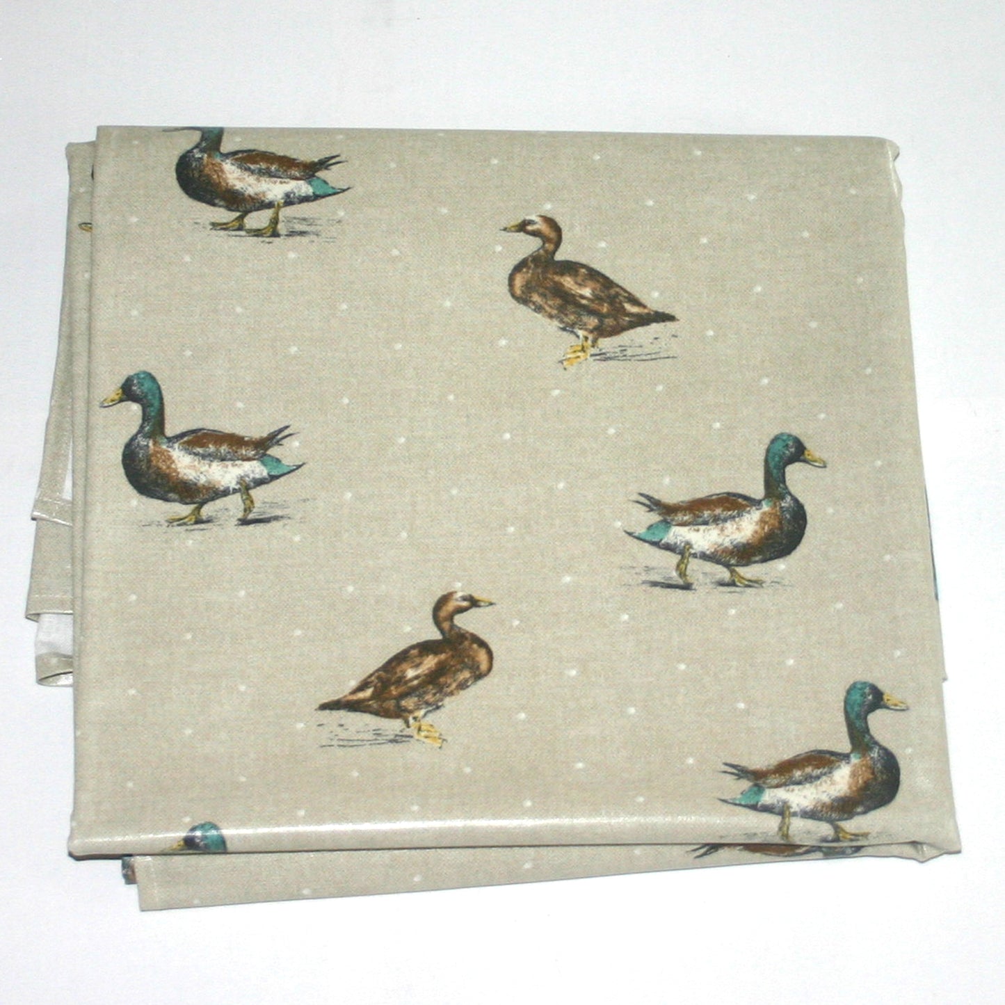 Oilcloth Tablecloth, Mallard in 3 sizes