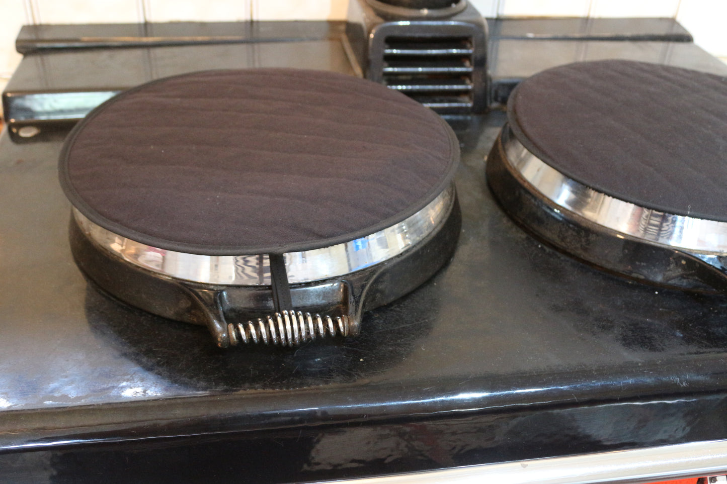 Loop Aga Tops, Range/Hob Covers, Black (pair)