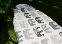 Load image into Gallery viewer, Ironing Board Cover, Grey Elephant
