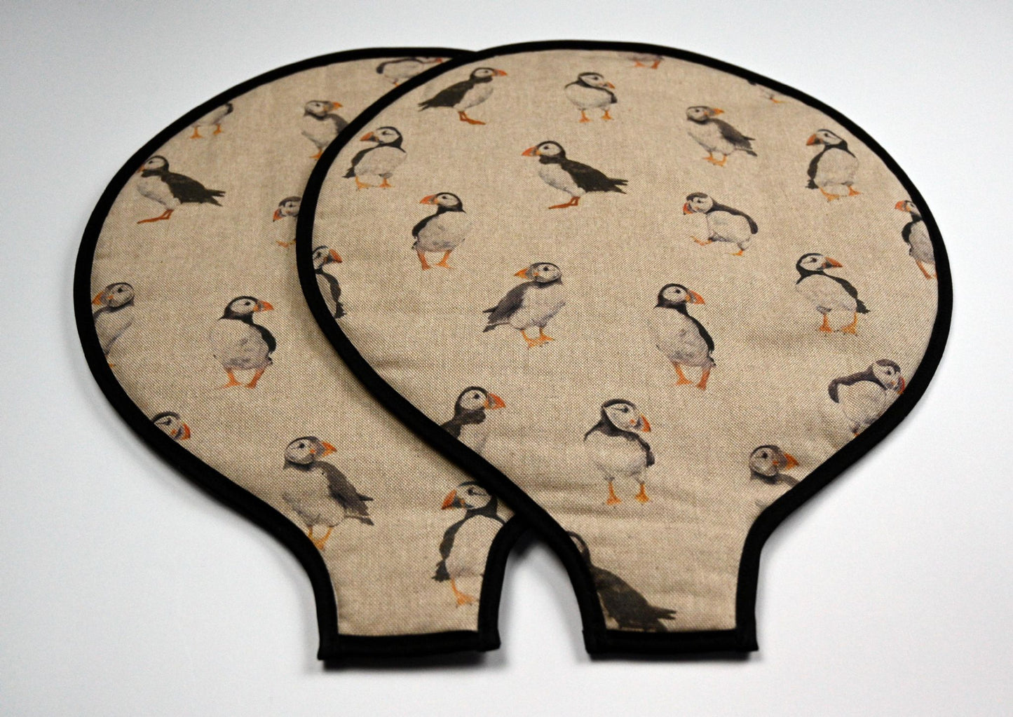 Magnetic Aga Tops, Range/Hob Covers, Puffins (pair)