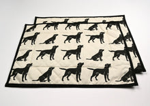 Load image into Gallery viewer, Placemats, Black Labrador
