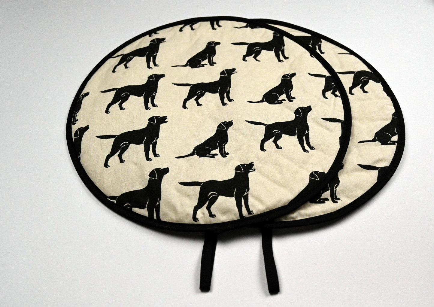 Loop Aga Tops, Range/Hob Covers, Black Labrador (pair)