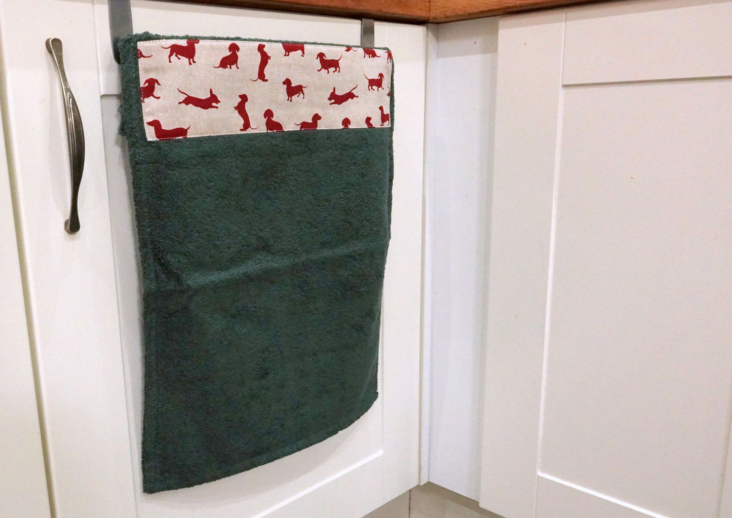 Hand Roller Towels, Red Dachshund