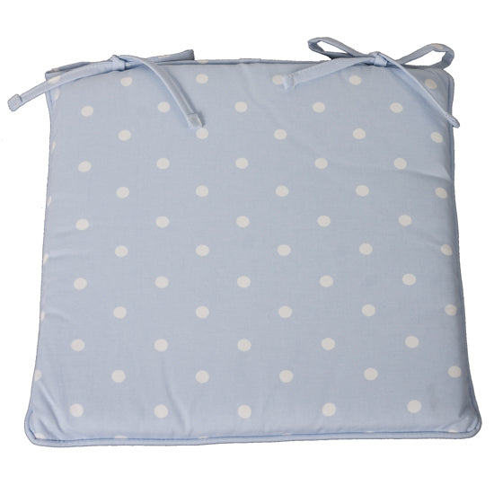 Seat Pad, Blue Spots