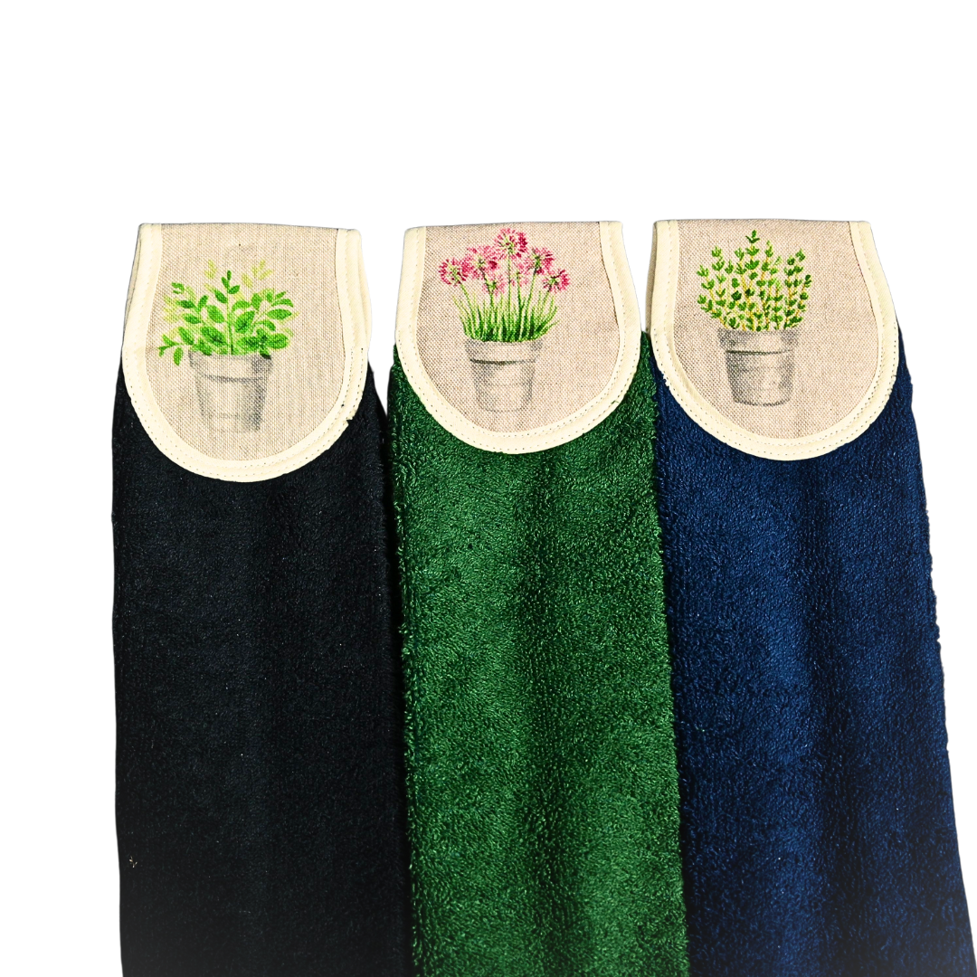 Hang ups, Kitchen towels - Herb Garden