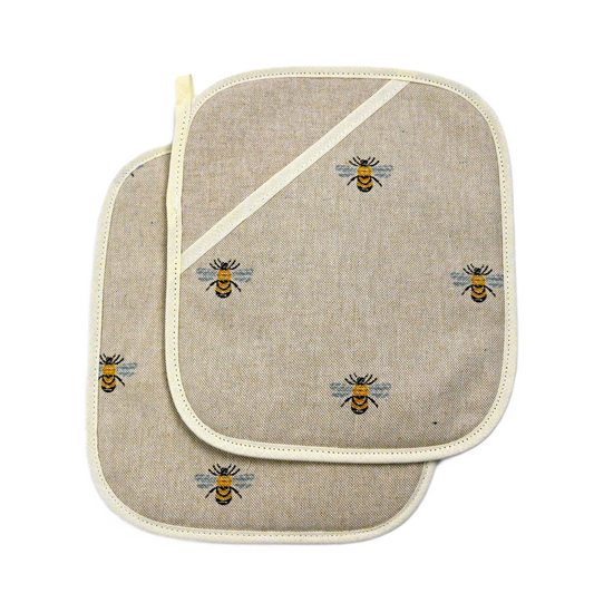 Oven Grippers (Pair) - Bees