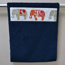 Load image into Gallery viewer, Hand Roller Towels, Spice Elephants
