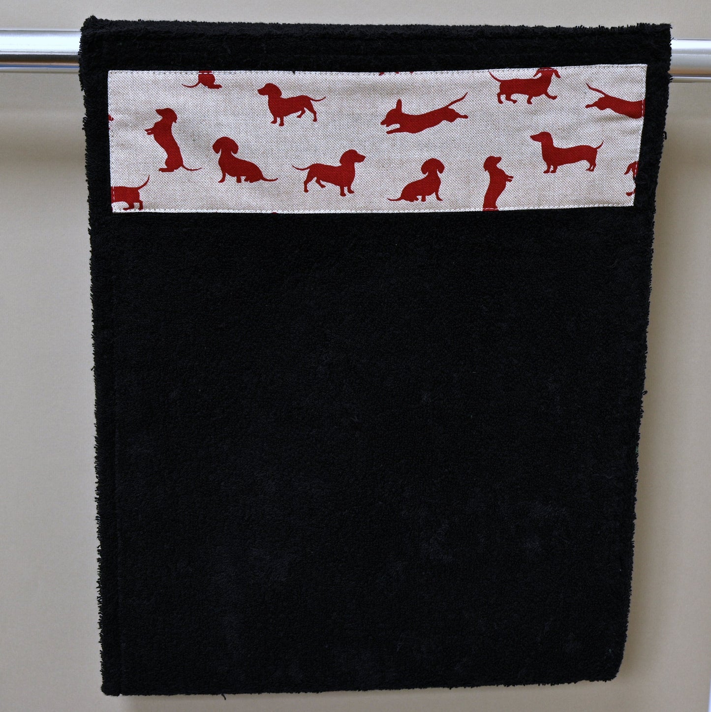 Hand Roller Towels, Red Dachshund