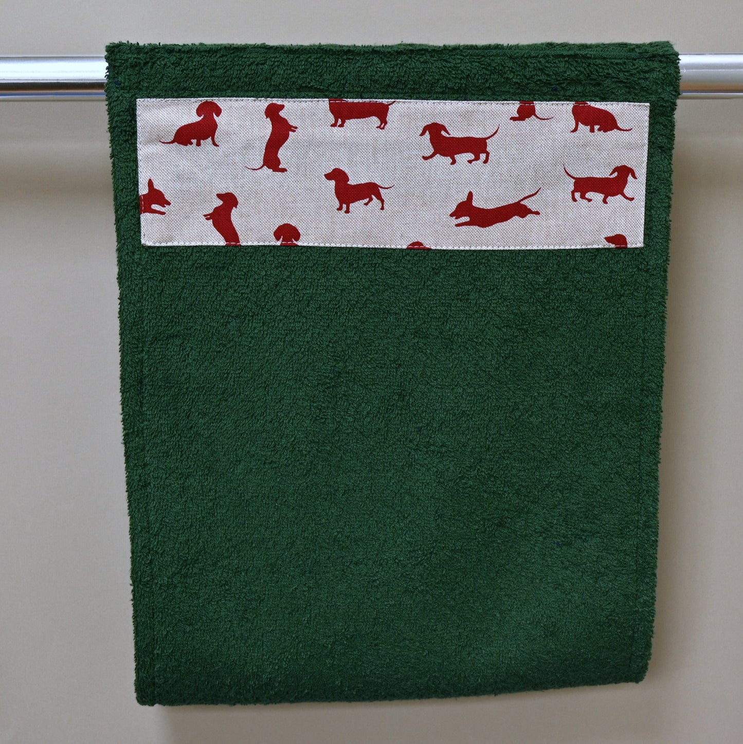 Hand Roller Towels, Red Dachshund