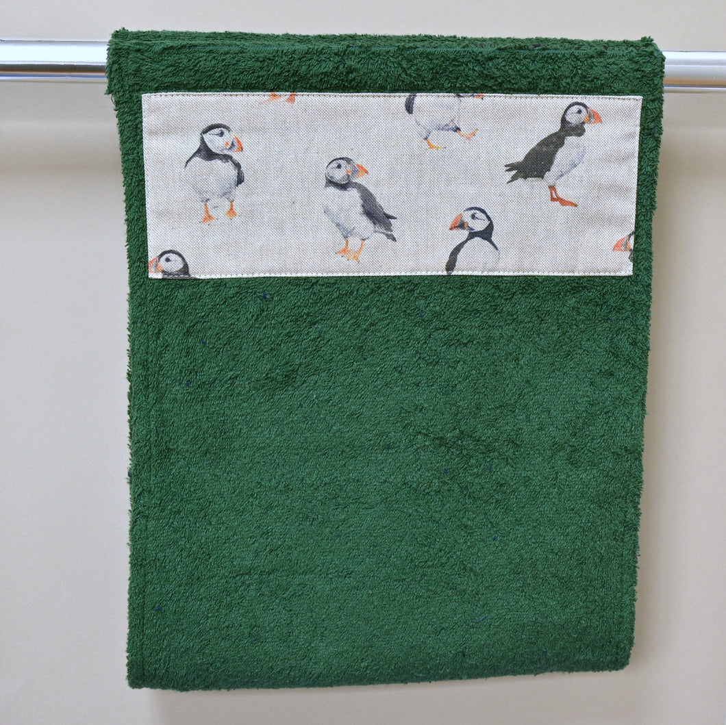 Hand Roller Towels, Puffins