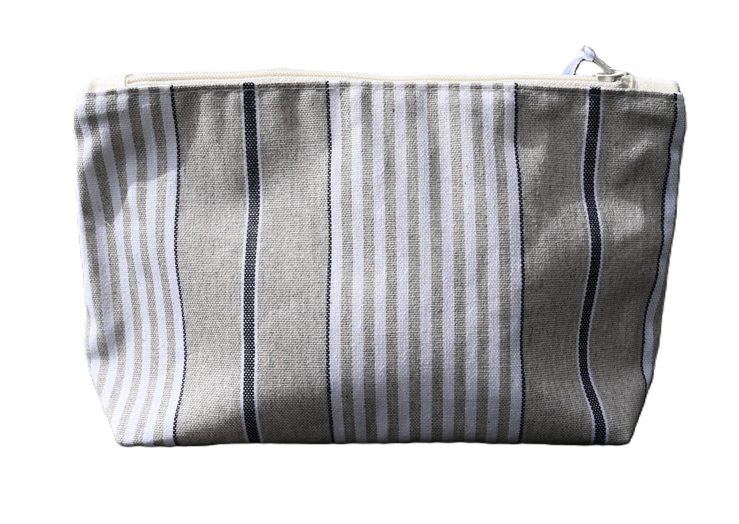 Washbag, French Blue Stripe