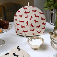 Load image into Gallery viewer, Tea Cosy, Red Dachshund
