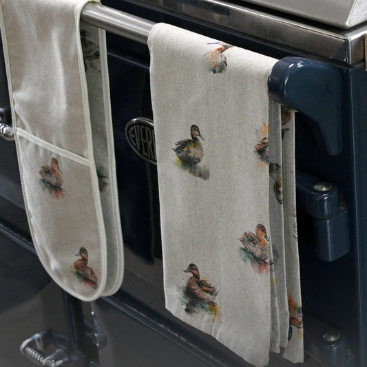 Cotton Tea Towel - Ducks