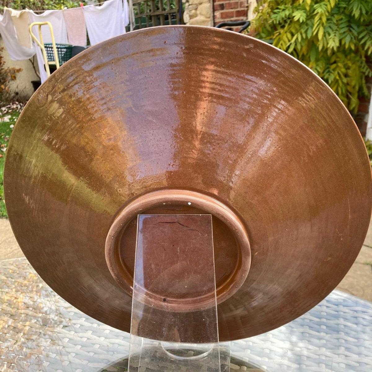 Ceramic Bowl - Cobalt & Teal Branches