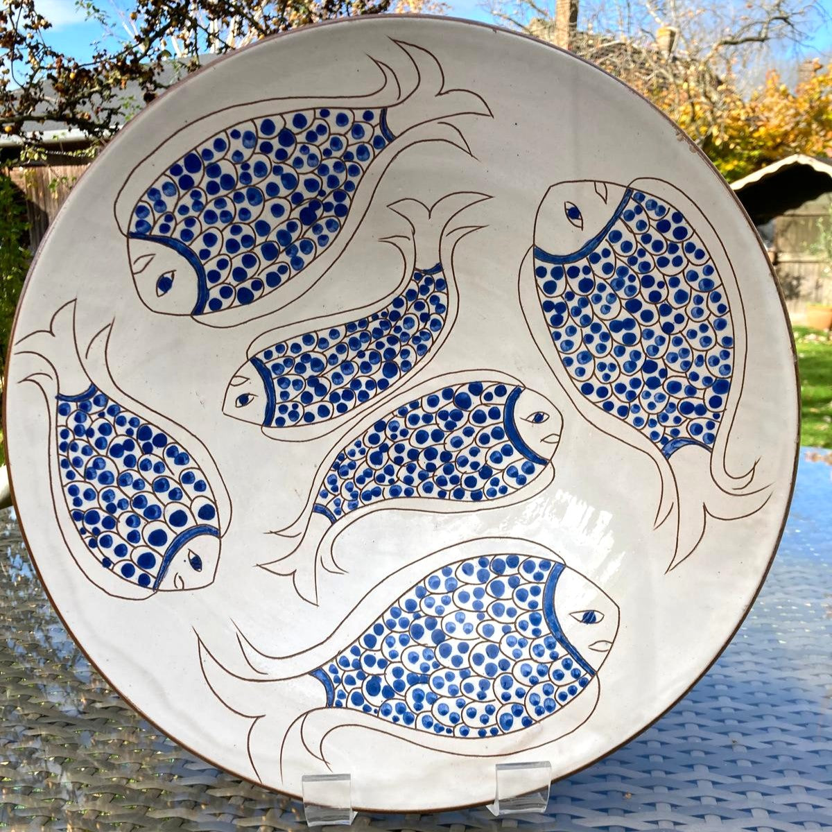 Ceramic Bowl - Scaled Fish