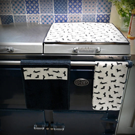 Magnetic Everhot Top, Black Dachshund