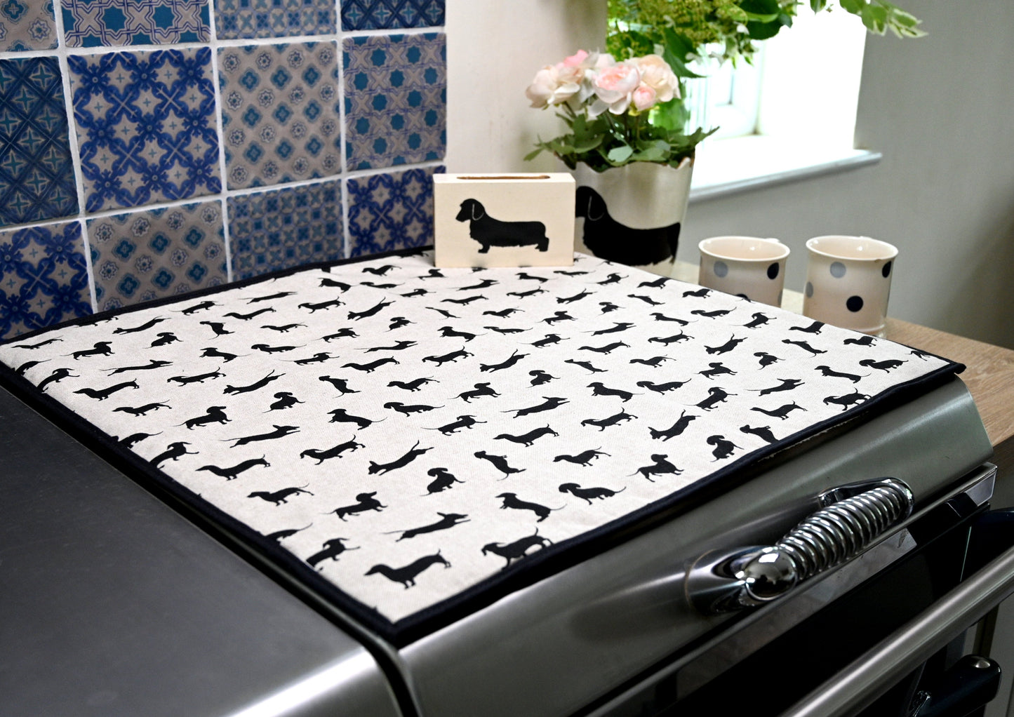 Magnetic Everhot Top, Black Dachshund