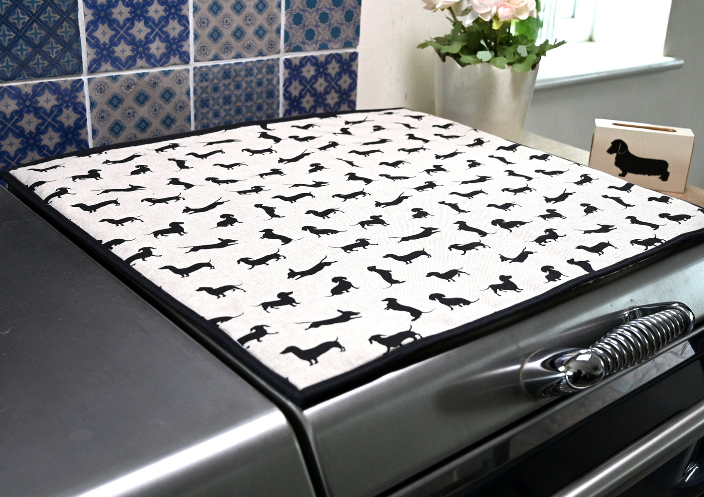 Magnetic Everhot Top, Black Dachshund