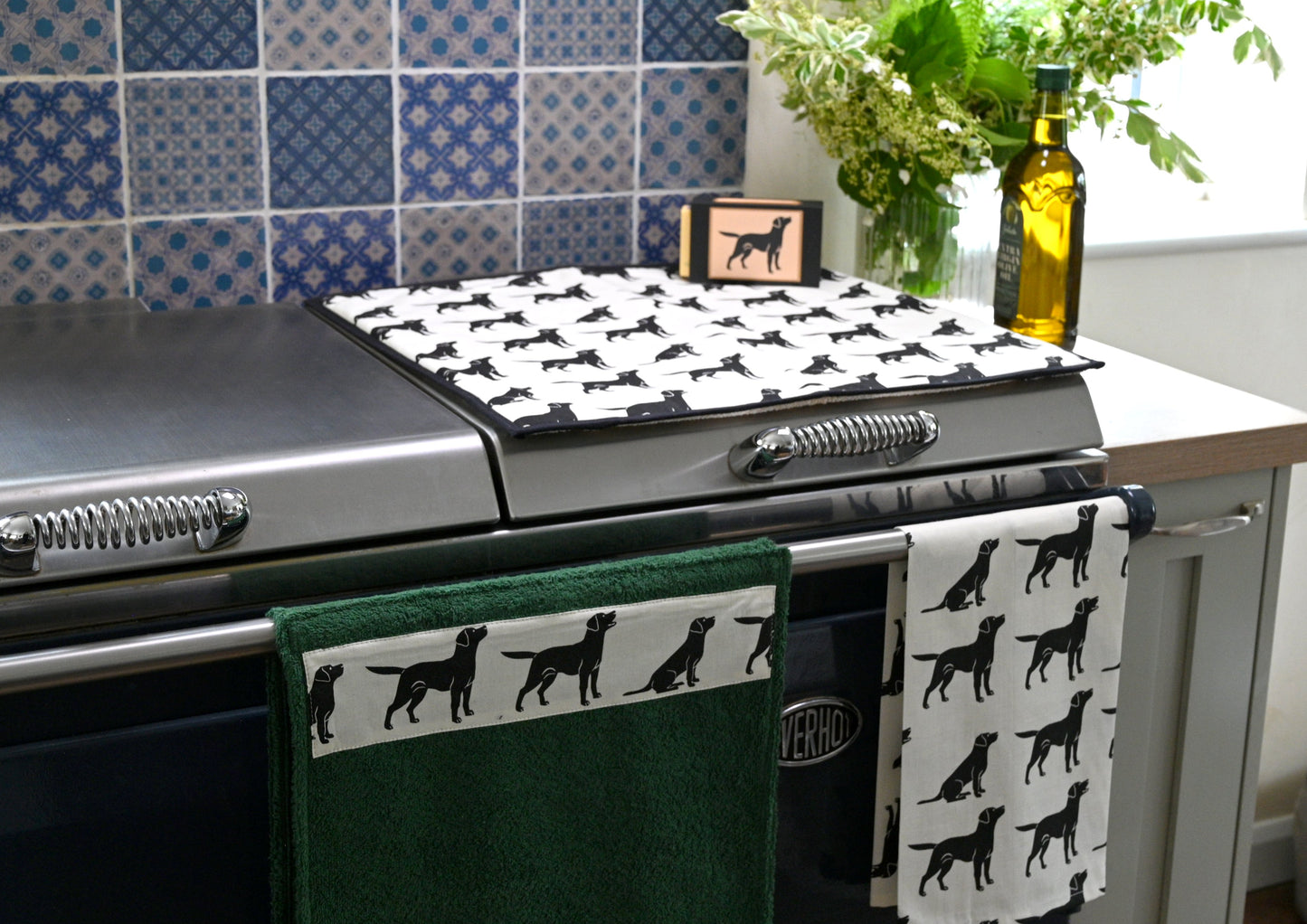 Magnetic Everhot Top, Black Labrador