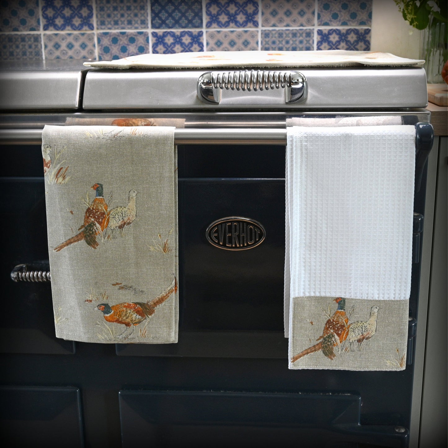 Cotton Tea Towel, Pheasant