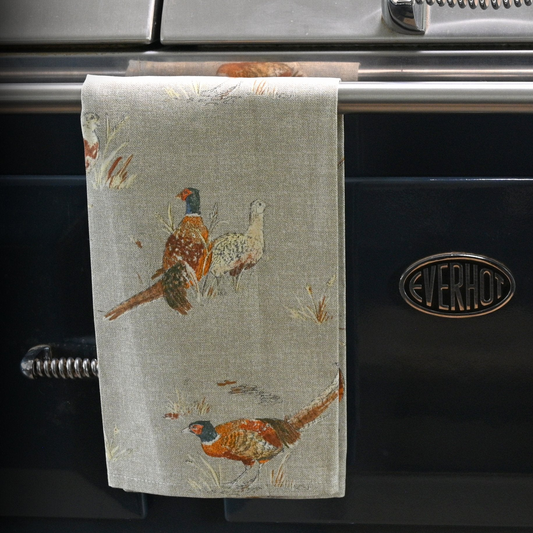 Cotton Tea Towel, Pheasant
