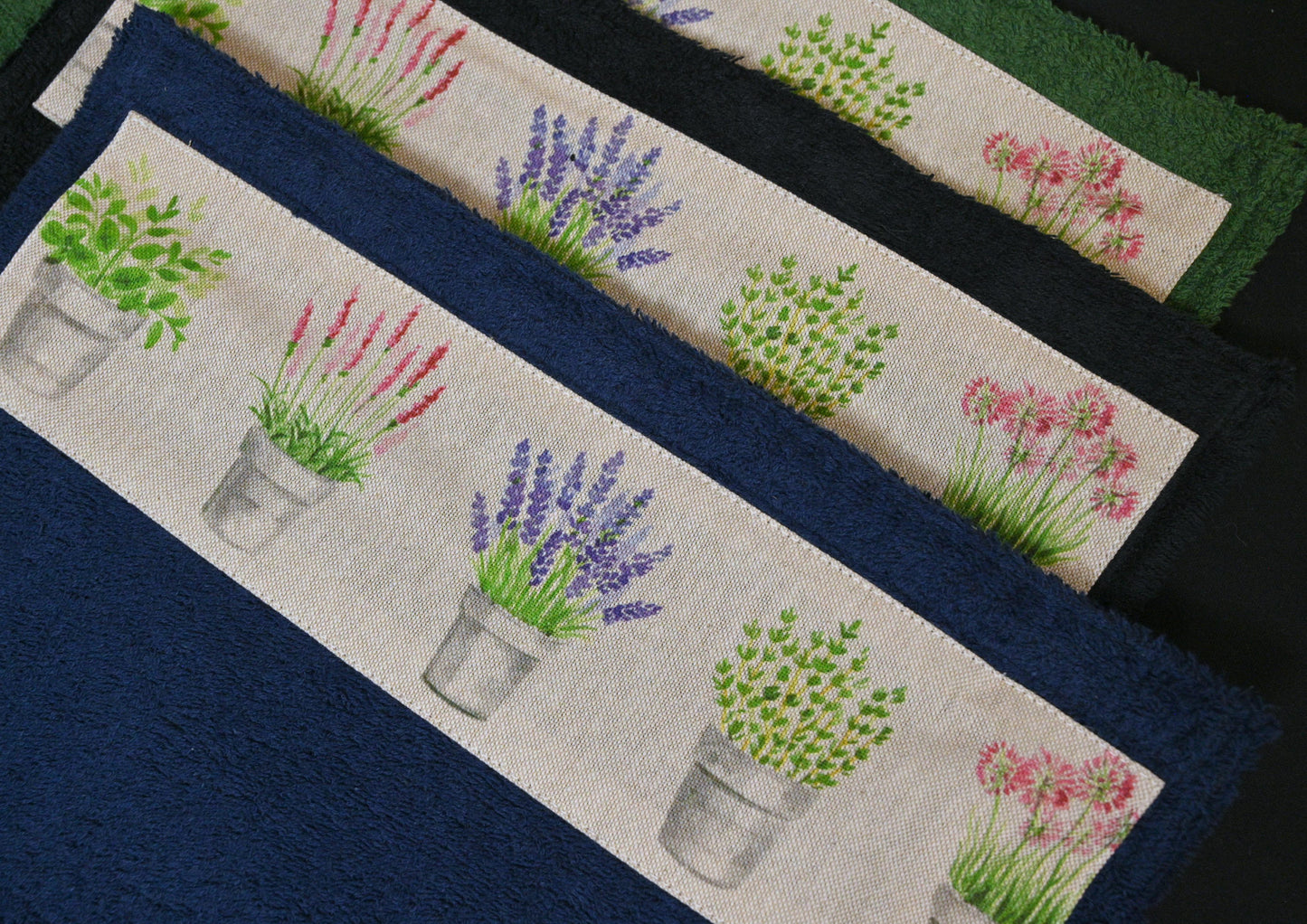 Hand Roller Towels, Herb Garden