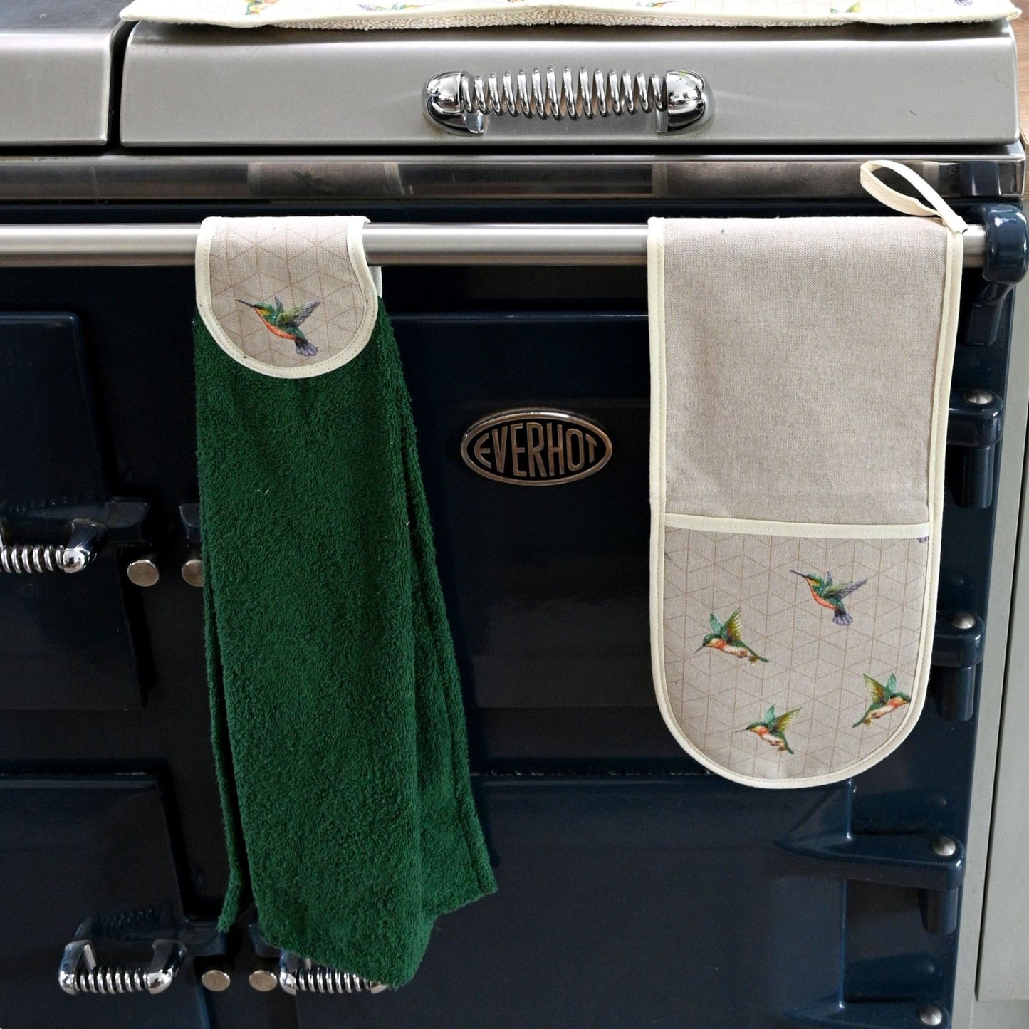 Hang ups, Kitchen towels, Humming Bird