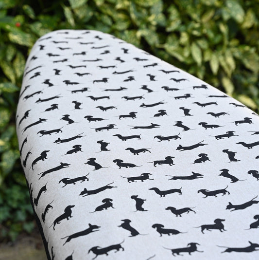 Ironing Board Cover, Black Dachshund
