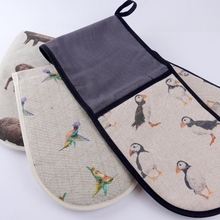 Load image into Gallery viewer, Oven Gloves, Puffins
