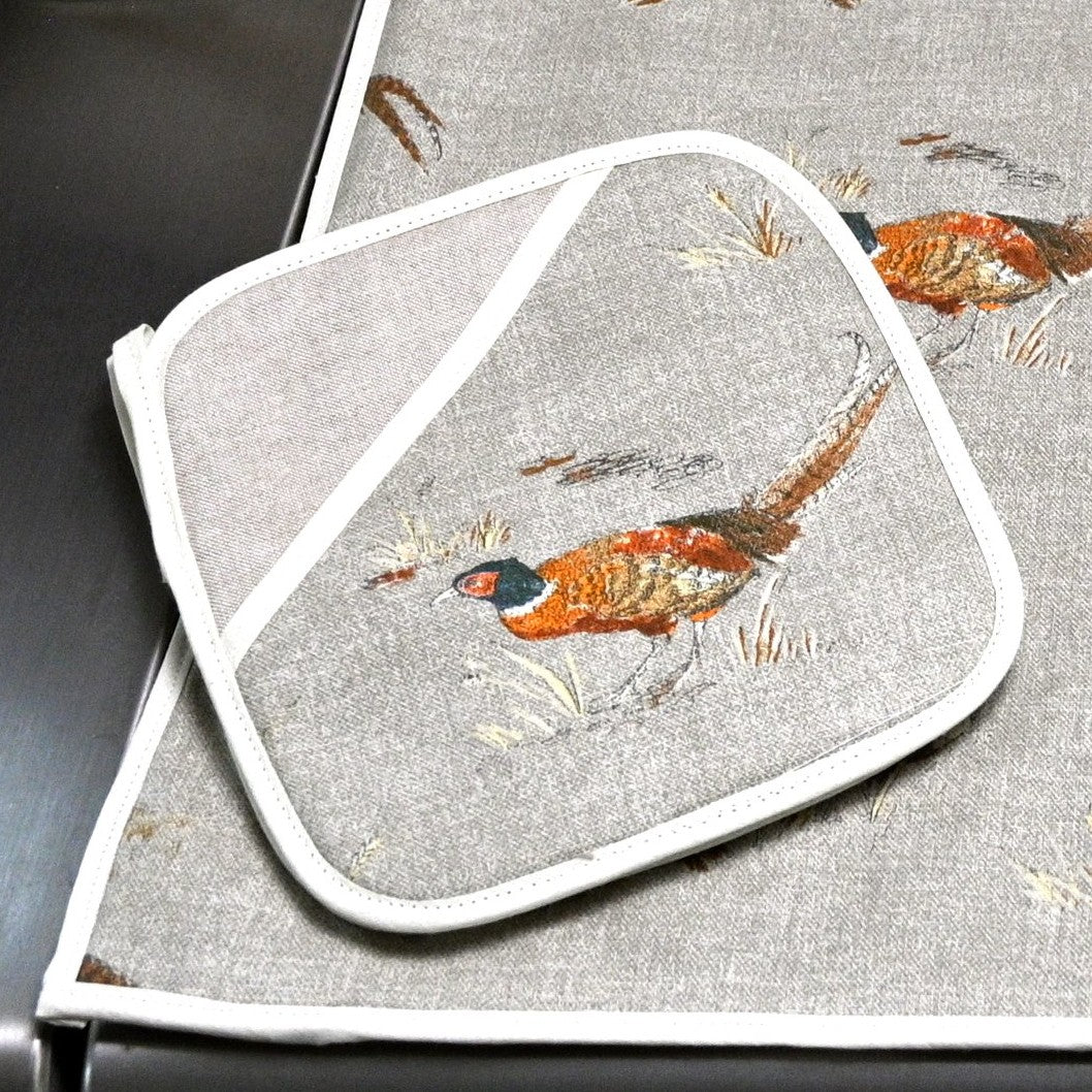 Oven Grippers (Pair) - Pheasant