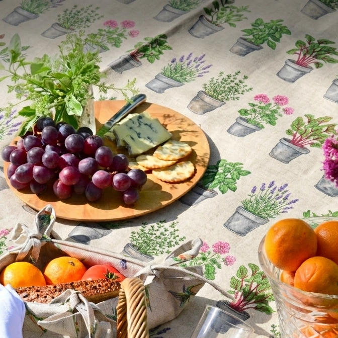 Picnic Rug, Herb Garden
