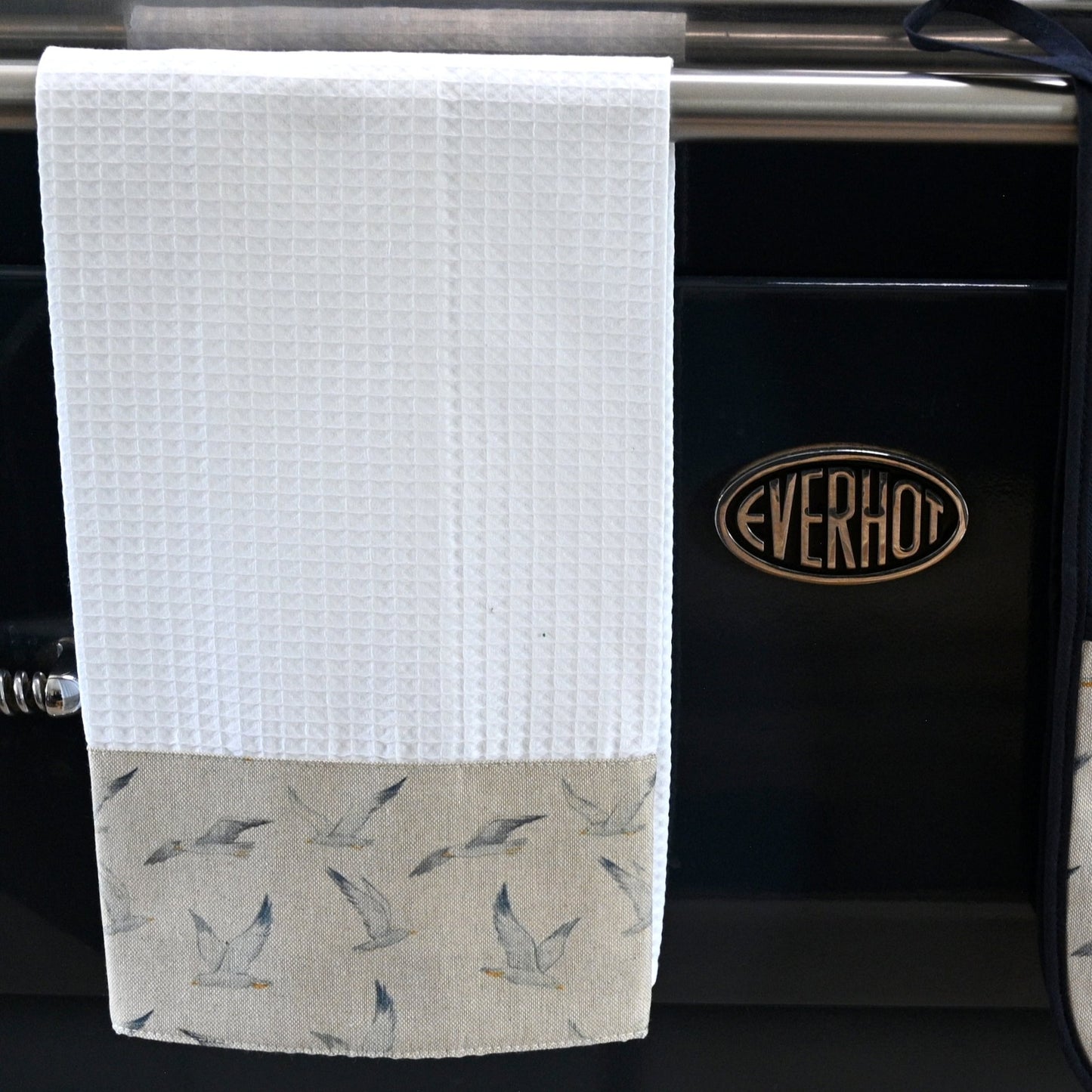 Waffle Tea Towel, Seagulls