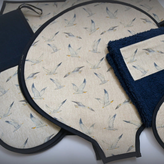 Magnetic Aga Tops, Range/Hob covers, Seagulls (pair)