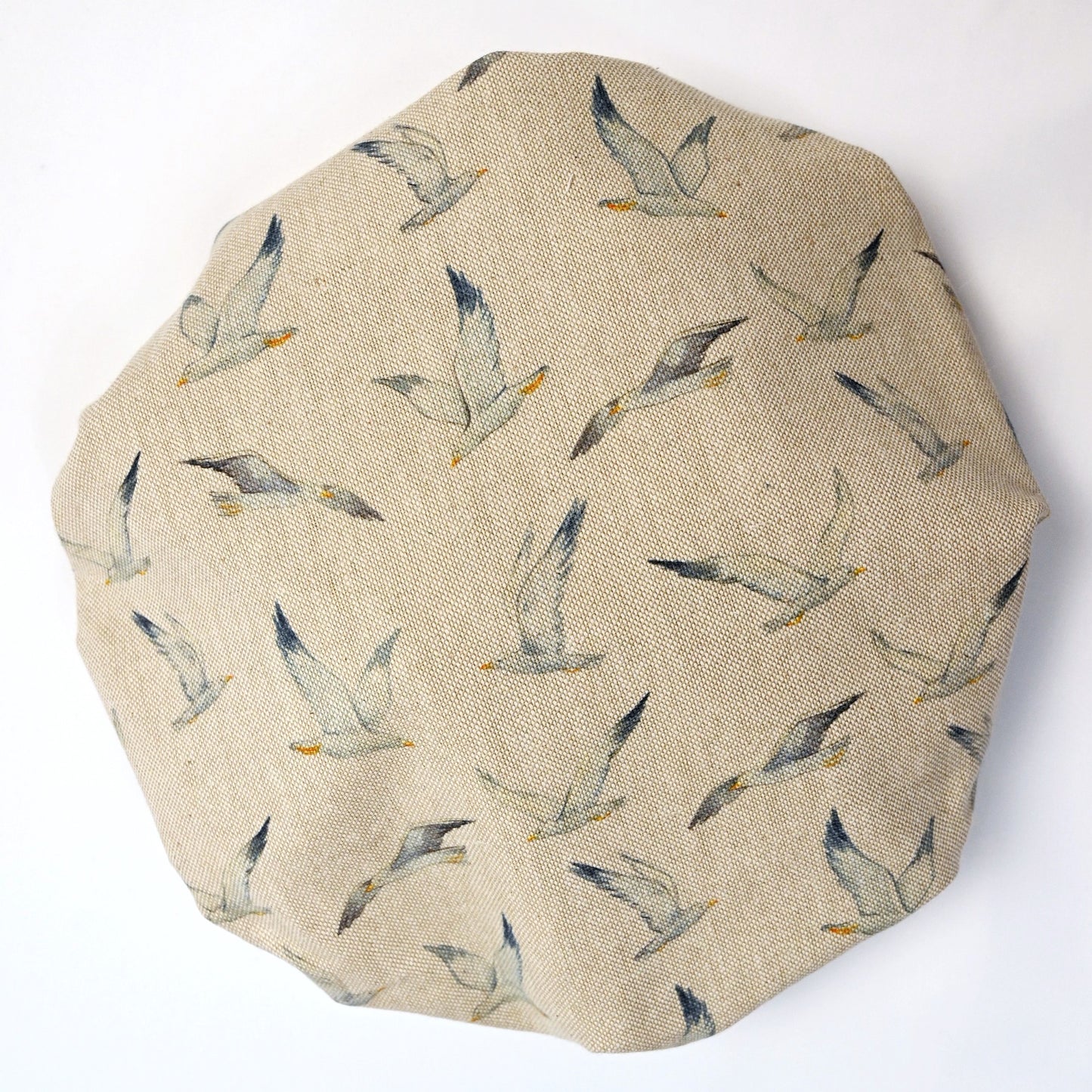 shower hat in seagulls design