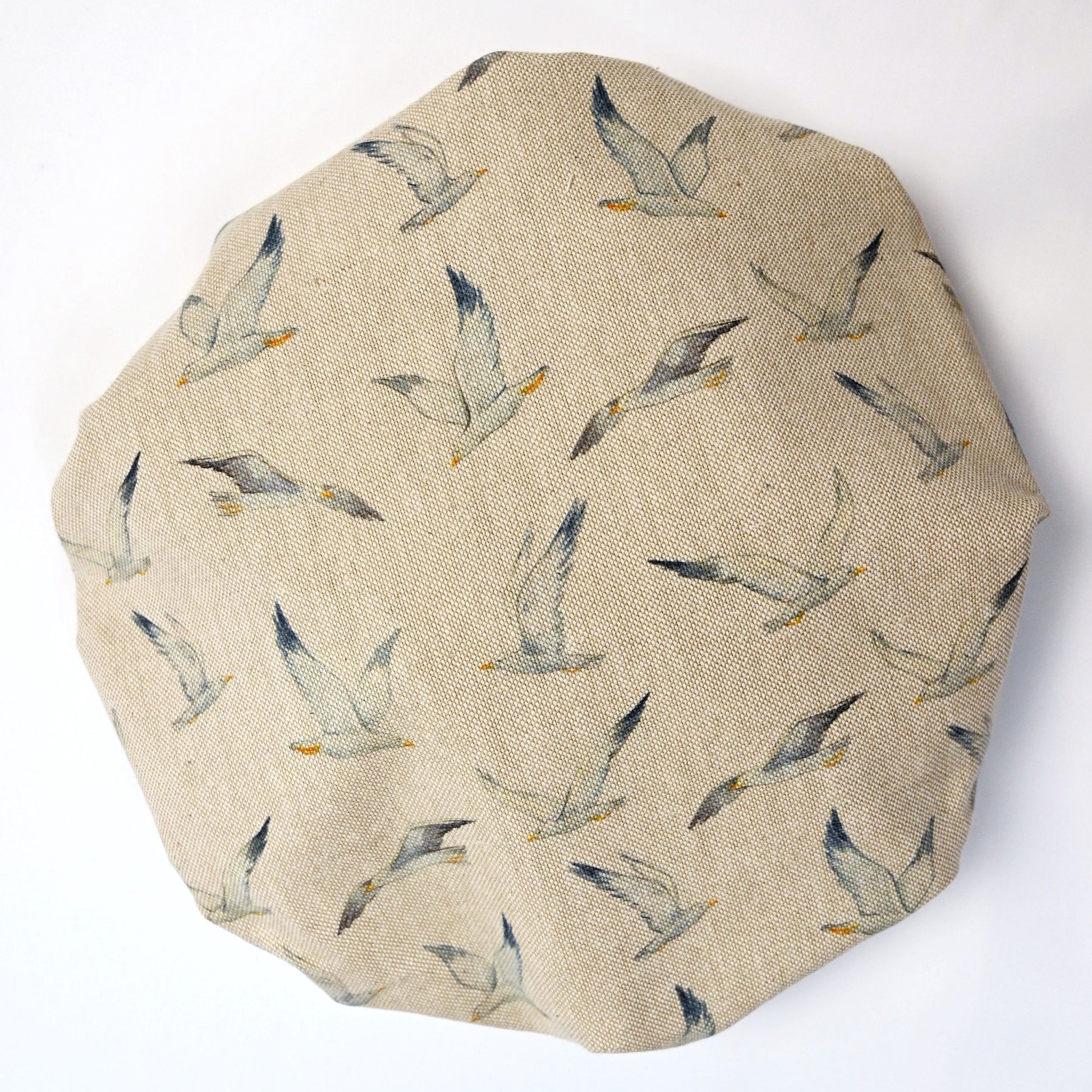 shower hat in seagulls design