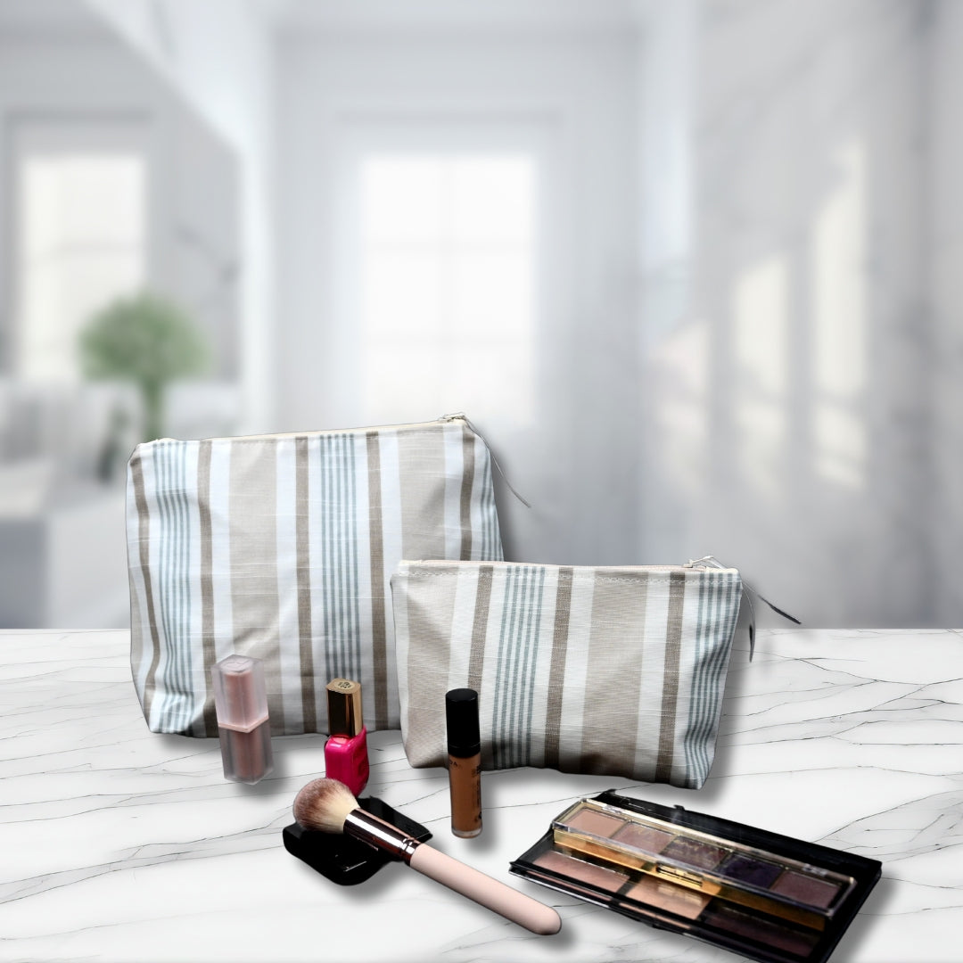 Cosmetic & Wash Bags - Stripes