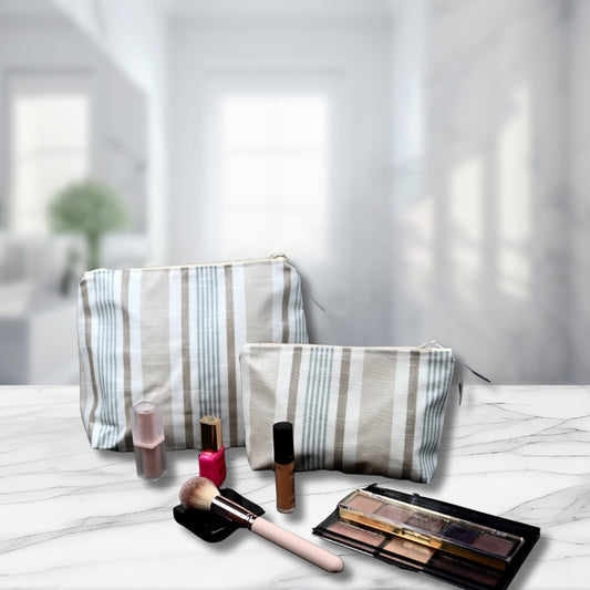 Cosmetic & Wash Bags - Stripes