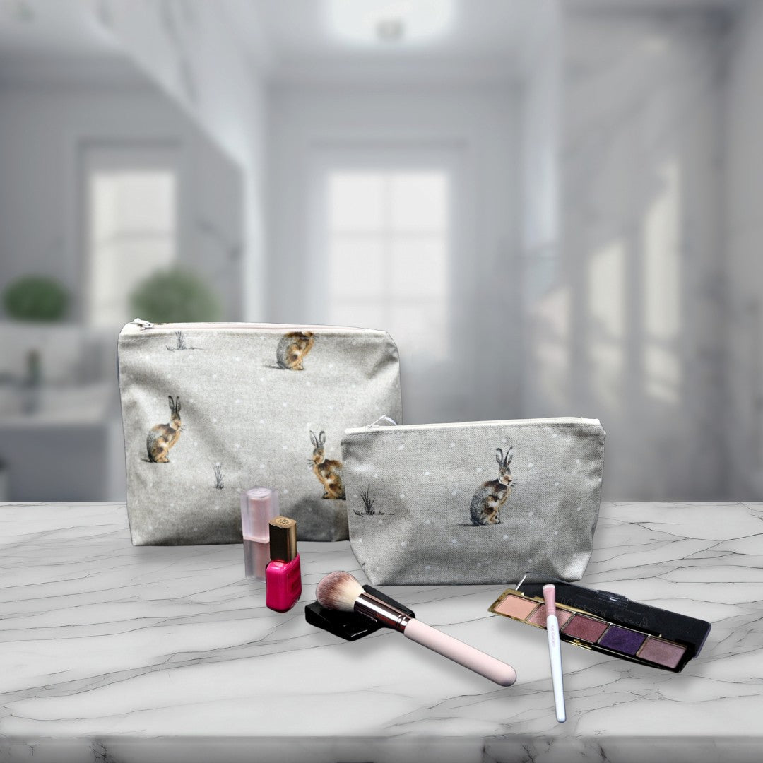 Cosmetic & Wash Bags - Hares