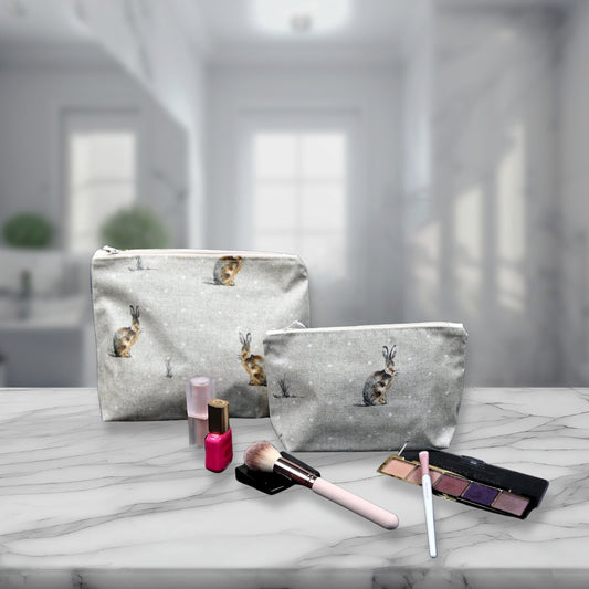 Cosmetic & Wash Bags - Hares