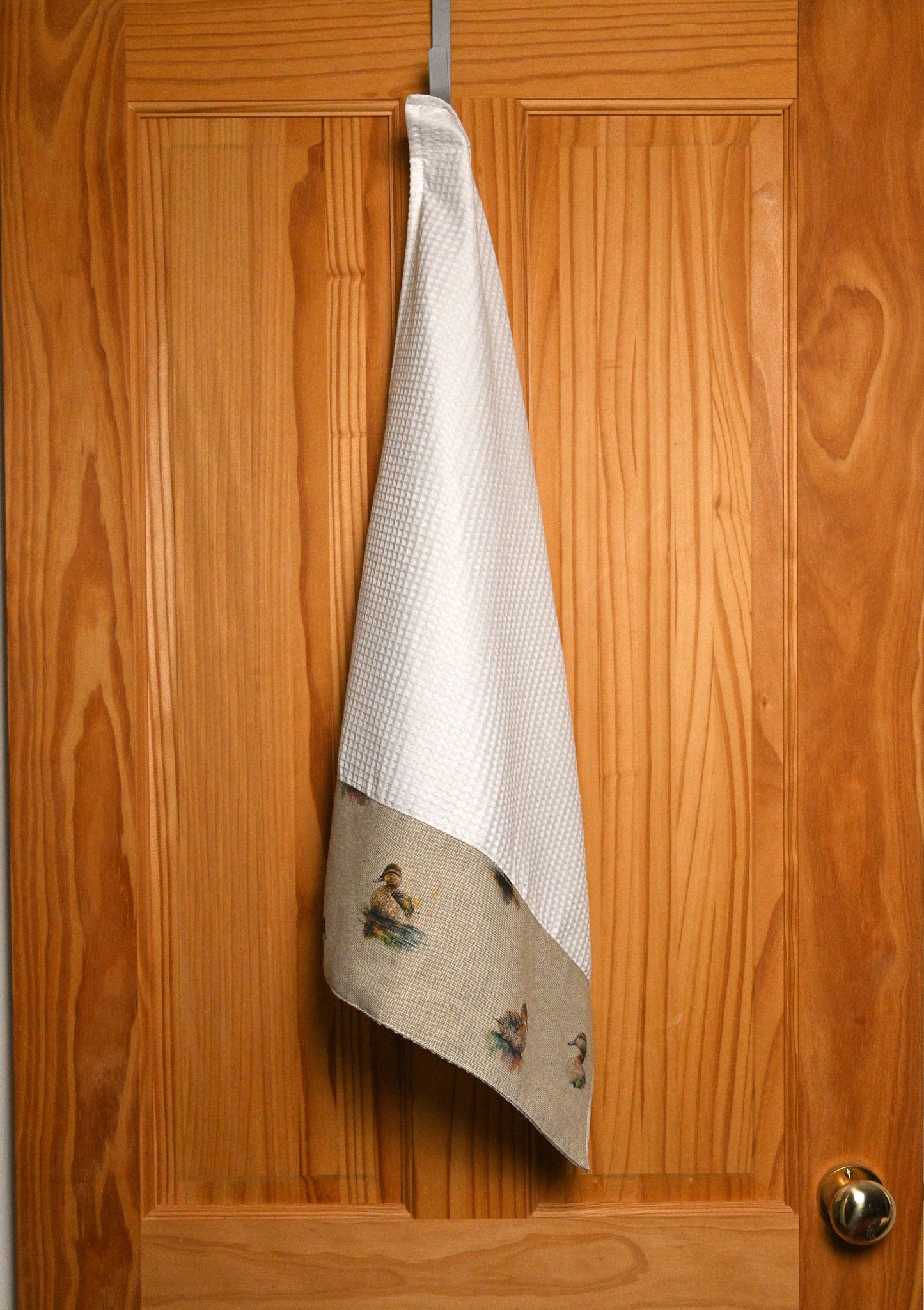 Waffle tea Towel, Ducks